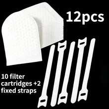 High-Density Non-Woven Faucet Filter Cartridge, Universal Tap Water Filter For Kitchen And Bathroom, Easy-Install Filter For Rust, Sand And Impurities, Home Water Purification Filter Accessory - A - View 9