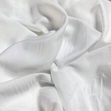 HHMC 1件純白色內襯布料，柔軟且無彈性，附聚酯纖維背襯，適用於室內或婚禮裝飾，也適合DIY縫紉與手工藝，理想用於製作衣物或桌布 - 磅 - 查看 4