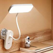 1pc LED Desk Lamp With 3 Pen Holders, USB Rechargeable, 3-Level Adjustable Light, Eye-Protection White Light, Student Learning Dorm Desk Plug-In/Rechargeable Small Lamp, Bedroom Bedside Reading Pen Holder Lamp, New Clip-On Style, 2 Pen Holder Version - Pen Holder - View 16