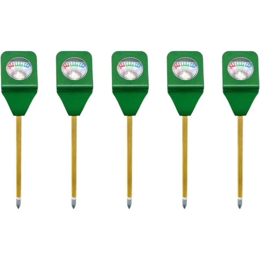 5pcs Soil Moisture Meter, Analog Soil Tester, Suitable For Gardening, Indoor And Outdoor Plants, Model: PUBM - Green - View 1