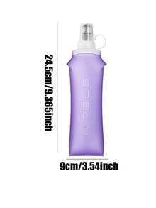 WRELS 1pc/2pcs 150/250/500ML Lightweight Collapsible Squeeze Water Bottle, Suitable For Marathon Sports, Made With Heat-Press Technology, Odorless Cold Water Bottle - Multicolor - View 33