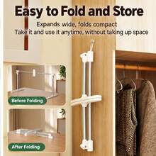 Adjustable Tablet And Smartphone Stand, Foldable Multi-Angle Rotating Clamp, Aluminum Alloy + ABS Material, Suitable For Bedside Use | Multi-Function, Telescopic Horizontal Bar Phone Holder, Perfect For Comfortable Reading And Entertainment - View 8
