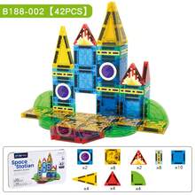 Children's Magnetic Building Blocks Toy, Can Be Freely Combined. An Educational Magnetic Toy That Stimulates Children's Hands-On Ability - Multicolor - View 15