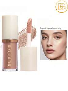 beauty glazed 2pcs Makeup Set: 1 Blush And 1 Highlighter, Soft Liquid Blush And Waterproof Moisturizing Highlighter, Natural Finish, Radiant Glow, Long-Lasting, Smudge-Proof, Non-Greasy, Lightweight, Perfect For Creating A Natural And Sophisticated Makeup Look - B227#101+B229#101 - View 8