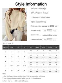 Women's Basic Cute Short Sweater, Casual Lightweight Comfortable Ribbed Knit Pullover Crop Top, Long Sleeve Short Sweater - Apricot - View 5