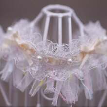 Aimeida Lace Floral Bow Pet Collar Thin Princess Style Korean Polyester Universal Cat - Multicolor - View 6