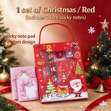1 Set Student Stationery Kit, Includes Pencils, Erasers, Rulers, Suitable For Students, Gift, Christmas Stationery Gift Box, Rich Styles, High Aesthetic Portable, Creative Handheld Stationery Gift Box Prize, Back To School Stationery Supplies - Multicolor - View 15