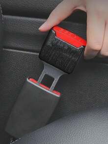 1pc/2pcs Car Seat Belt Extension Limiter With Snap-In Buckle, Universal Anti-Loosening Tension Adjuster - Multicolor - View 2