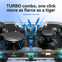 G6 Pro Wireless Bluetooth Controller Features Carbon-Film Joysticks And Hall-Effect Trigger Buttons, Dual Vibration Motors, A Six-Axis Gyroscope, A 400mAh Battery, Macro Programming, And Turbo Mode. It Is Compatible With Switch, Android, IOS, And PC. - View 8