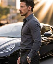 Impala Men Shirts - Dark Grey - View 2