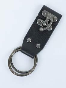 Medieval Renaissance Dress Clip, Vintage PU Leather Dress Buckle, Halloween Pirate Viking Elf Costume Accessory - A - View 4
