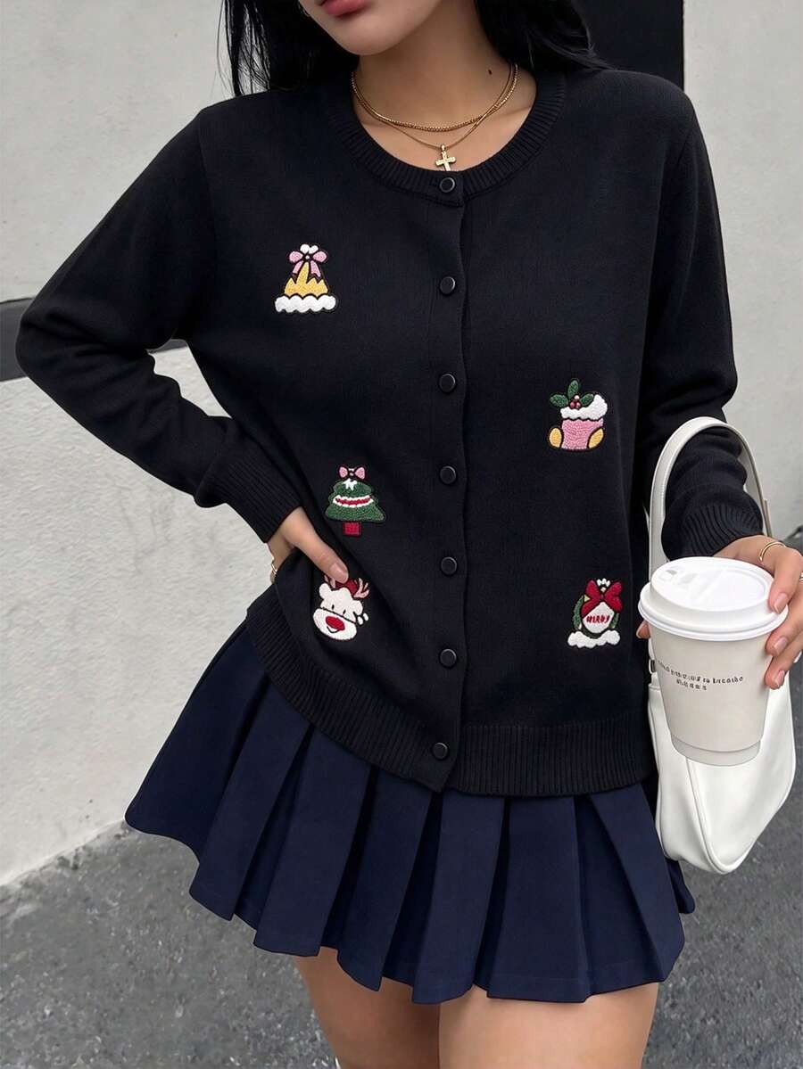 Women Cardigans - Black - View 1