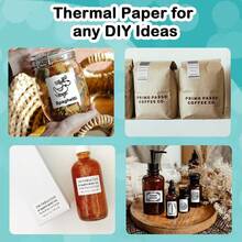 Thermal Sticker Paper 53x28mm For Phomemo T02/M02/M02S/PRO Mini Printers, 3.75m Mini Colorful Self-Adhesive Mini Printer Paper For Memoking Mini Printer, Study Notes, Journals, Photos - View 10