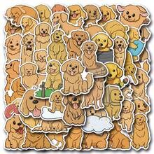 50Pcs Golden Retriever Stickers, Multicolor Pattern Stickers, Beautiful Stickers, Bottles, Decorative Paper, Scrapbooking, Diary, Laptop, Bumper, Skateboard, Water Bottle, Computer, Phone Greeting Cards, Photo Albums, Furniture, Stickers - one-size - View 1