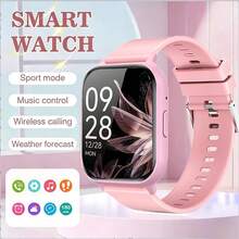 Smartwatch - High-Definition Display, Wireless Calling, Customizable Wallpaper, Fitness, Reminders, Music Control - Multicolor - View 14