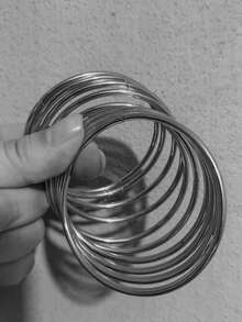 10pcs 30-60mm Large Steel Round Ring Gold Plated Pendant Base Earring Making Materials Connector - Round - View 7