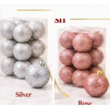 5cm Christmas Tree Baubles 12PCS Decorative Hanging Ball Set - Random - View 30