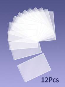 24/12/6/3 cái bao đựng thẻ PVC trong suốt - Nhiều màu - Xem 11