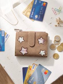 Star Card Bag Credit Card Holder Coin Purse Portable Id Card Wallet Bag Lightweight Portable Bank Card ID Card Student Card Storage Small Wallet - Multicolor - View 10