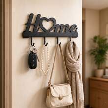 1pc Fashion Metal Key Hook - Wall-Mounted Key Storage Rack, Wall Decor, Bathroom Storage, Minimalist Modern Home Decor - Suitable For Living Room, Bedroom, Hallway, Office And Other General Areas, Halloween Gift, Christmas Gift - Multicolor - View 7