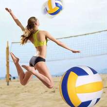New Style Available - Official Size 5 Training Volleyball - PVC Material - Comfortable Touch And Durable - Suitable For Beginners Or Sports Enthusiasts - Best Sports Gift - Multicolor - View 7