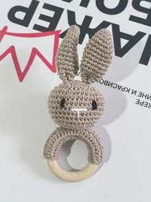 Handmade Crochet Rattle, Baby Rattle Toy, Attracts Baby's Attention, Infant Parent-Child Interaction Toy, Built-In Bell, 3D Cute, Rich Details, Newborn Memorial Gift, Easter Gift, Halloween Gift - Multicolor - View 7