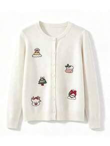 Women Cardigans - White - View 8