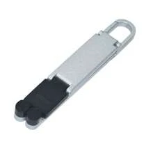 New Desktop Mini Portable Slouchy Multi-Function Keychain Hook Phone Stand - Silver - View 3
