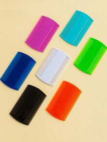 10pcs Multi-Color Fine-Tooth Double-Sided Plastic Beauty Combs, Plastic Lice Combs With Double-Sided Dense Teeth, Scalp Cleaning Comb For Dandruff And Lice Removal, Multi-Function Hair Comb For Pets, Ultra-Dense Fine-Tooth Comb, Non-Damaging To Scalp - Multicolor - View 2