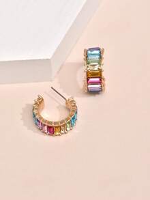 Women's Earrings, One Pair - Multicolor - View 4