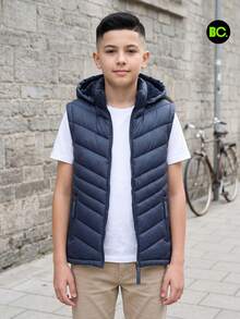 Big City Tween Boys Extended Size Tanks - Petroleo - View 1
