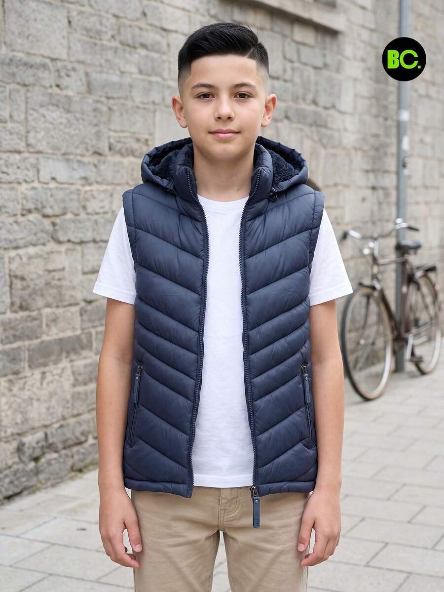 Big City Tween Boys Extended Size Tanks - Petroleo - View 1