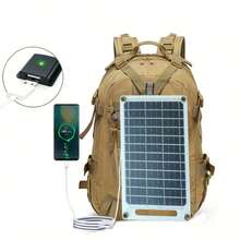 Solar Charging Panel, Portable Solar Panel With USB-A Interface, Suitable For Phones, Tablets, Cameras, Fans, Camping Lights, Suitable For Camping, Hiking, Backpacking. High-Efficiency Monocrystalline Silicon Solar Panel - Multicolor - View 8