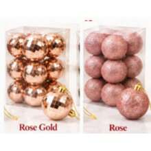 12PCS Christmas Ornament Balls 5cm Tree Hanging Decorations - Random - View 61