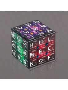 3x3x3 Chemical Magic Cube, Creative Education, Suitable For Students And Adults - Multicolor - View 5