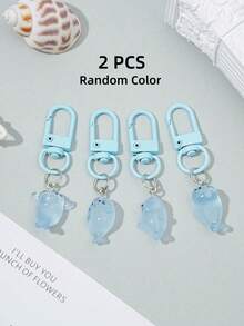 Cute Transparent Blue Seal Bag Charm, Mini Resin Ocean Animal Keychain Pendant, Handbag Backpack Decoration Accessory, Adorable Party Gift - Sea Lion Pendant - View 10