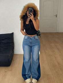 Women Jeans - Dark Wash - View 6