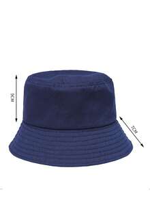 1pc/2pcs Colorful Unisex Letter Oasis Pattern Bucket Hat, Suitable For Outdoor Travel, Beach Vacation, Sun Protection, Holiday And Casual Fashion Matching, Best Holiday Gift - Multicolor 2 - View 8
