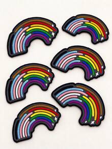 1pc/2pcs/3pcs/5pcs/6pcs/7pcs Inclusive Rainbow Pride Patch - Multicolor - View 13