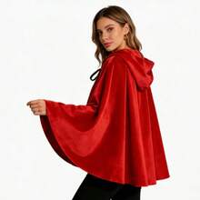 Halloween New Gold Velvet Bat Cape Zombie Cloak Shawl Cosplay - Multicolor - View 5