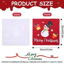 1/2pcs, Christmas Dish Cloth, Santa Gnome And Christmas TreeDesigns Plaid Cleaning Cloth, Soft Absorbent, Perfect XmasTheme Party Decoration, Washable Dishcloths For KitchenBathroom Cooking Baking Sink Counter - Multiple Styles - View 9