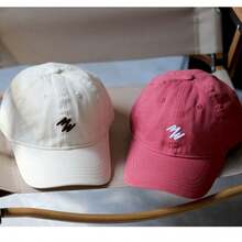 Outdoor Sports Baseball Cap Baseball Cap Unisex Raspberry Color Brightening Deep Crown Baseball Cap Men Wide Brim Small Face - Multicolor - View 4