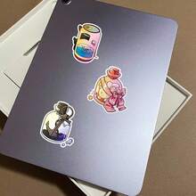50pcs Vibrant Graffiti Decal Stickers, Aesthetic DIY Decor, For Phone Case,Computer,Suitcase,Cup,Bicycle,Scrapbook,Dorm,Personalized Ornament - Multicolor - View 8