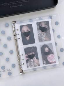 1 cuốn album thẻ A5 họa tiết chấm bi đen nguyên bản, sách dán ảnh với các trang PVC có thể tháo rời, giá đỡ thẻ hình sao, sổ ghi chép, album thẻ, sổ lập kế hoạch, lưu trữ thẻ, bộ sưu tập fan, dành cho người yêu lập kế hoạch, học sinh, lưu trữ hàng ngày, sưu tập thẻ, bảo quản ảnh, sắp xếp bàn làm việc, cắt dán DIY, quà sinh nhật, quà tốt nghiệp, quà Giáng Sinh, quà năm mới, bộ sưu tập sáng tạo, lưu trữ chống bụi, trang trí thu hút, hàng hot thị trường - A - Xem 9