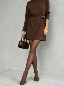 1/3 Pairs Minimalist Solid Color Pantyhose, Ultra-Thin Sheer Tights, Basic Versatile Stockings For Everyday Wear - Multicolor - View 8