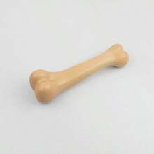1pc Pet Realistic Bone Chew Toy, Yellow+Brown Dual Color, Suitable For Large, Medium And Small Dogs - Multicolor - View 11