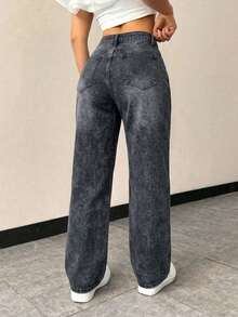 Women Jeans - Grey - View 2