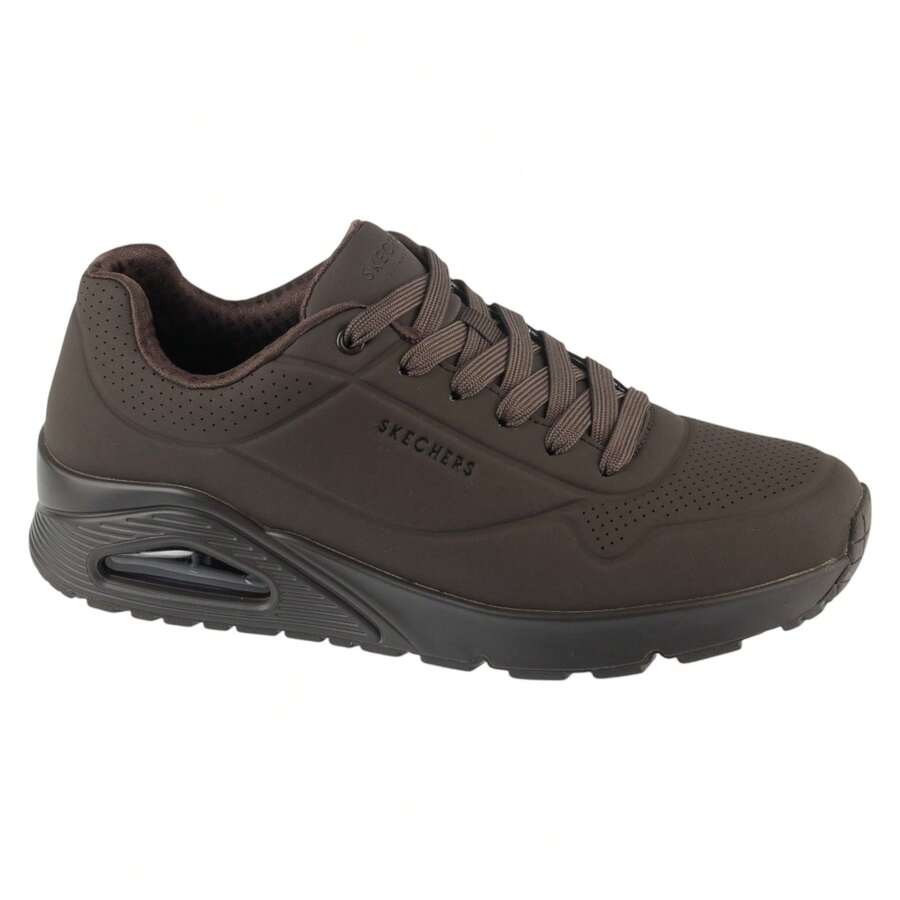 Skechers سكيتشرز أونو-ستاند أون إير 52458-CHOC للرجال، أحذية رياضية بنية - بني - مشاهدة 1