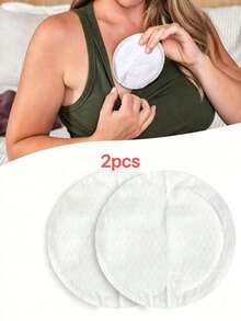 100pcs/30pcs/10pcs/2pcs Minimalist Disposable Nursing Pads, Ultra-Thin/Lightweight Soft Non-Restrictive Breast Pads, Travel/Travel Essentials, Disposable Use, Non-Woven Fabric Material, Suitable For All Skin Types, Swimming, Postpartum Essentials, Camping Essentials, Disposable Underwear - View 6
