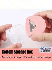 4pcs Round Corner Cutter R4 Chamfer Tool Paper/Photo Puncher Laminated Corner Trimmer Card Round Corner Cutter School Supplies - Premium Corner Rounder - View 2